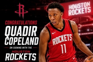 美记：火箭与北卡后卫卡迪尔·科普兰签下一份双向合同